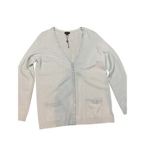 Talbots Sweater Luxury Light Blue Size M